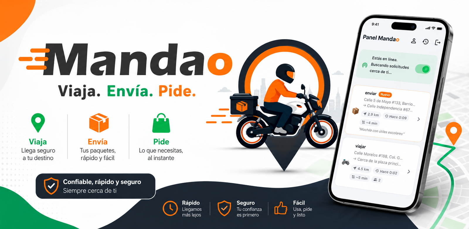 MANDAO: confiable, rápido y seguro